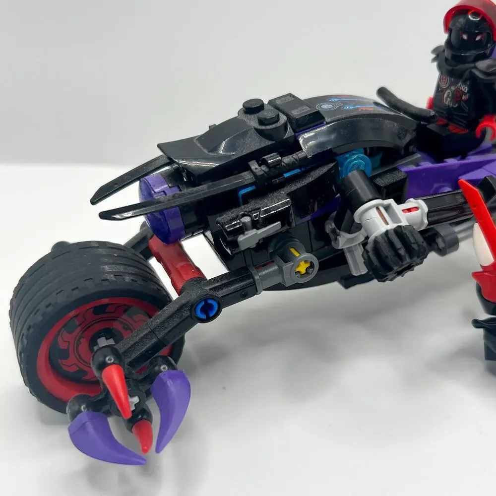 Ninjago Mr. E with Oni Mask of Vengeance Lego Minifigure and Motorcycle 99% Comp
